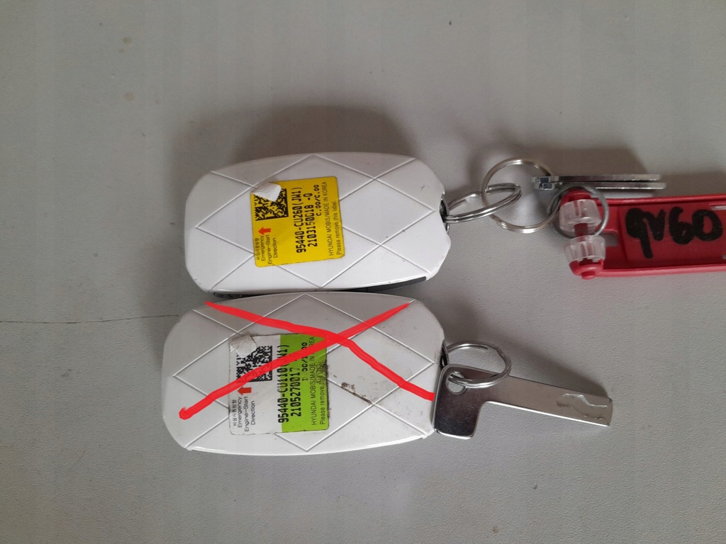 фото №7, Genesis gv60 2022 ключ smart key 95440-cu260 95440cu260