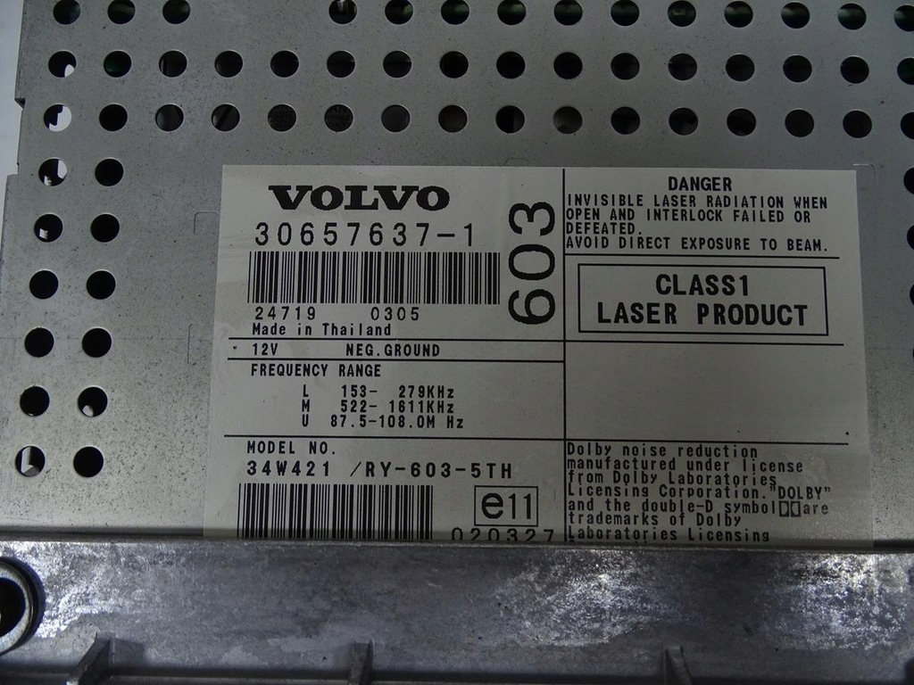 фото №11, Радио заводской cd кассета volvo xc70 i cross country 2000-2005 - 30657637-1