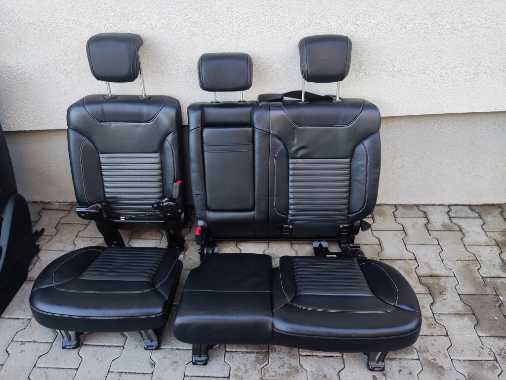 фото №12, Сиденье сиденья перед задняя заднее сиденье кожа обивка mercedes gle i w166 166 15-19