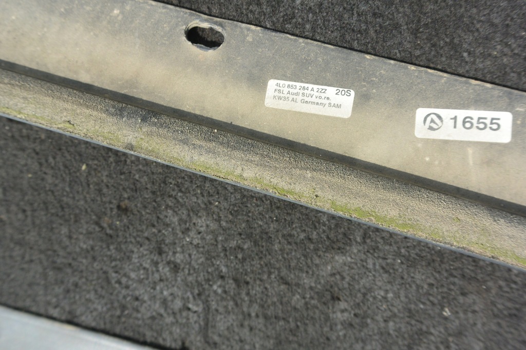 фото №10, Молдинг ущільнювач двері хром перед audi q7 4l