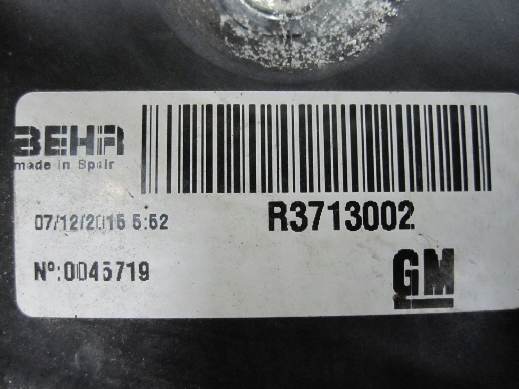 Opel meriva b 12r вентилятор радіатора 13356285 25367001 r3713002 r3453004 Недорого