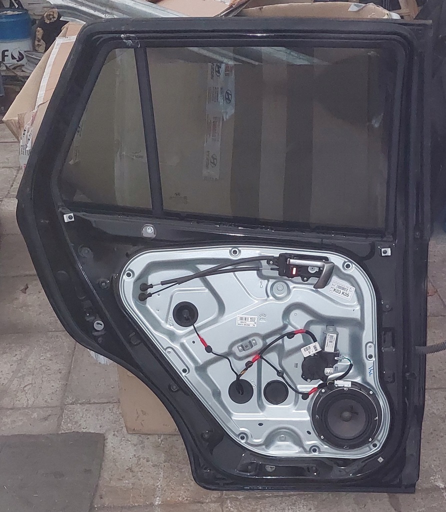 фото №6, Hyundai santa fe ii дверь левая задняя