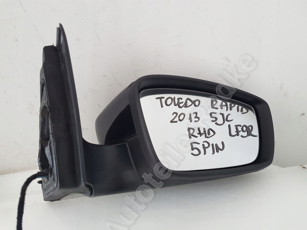 фото №1, Toledo rapid 2013 дзеркало праве 5pin rhd lf9r uk