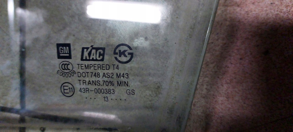 фото №2, Скло двері лівий перед opel mokka 13r