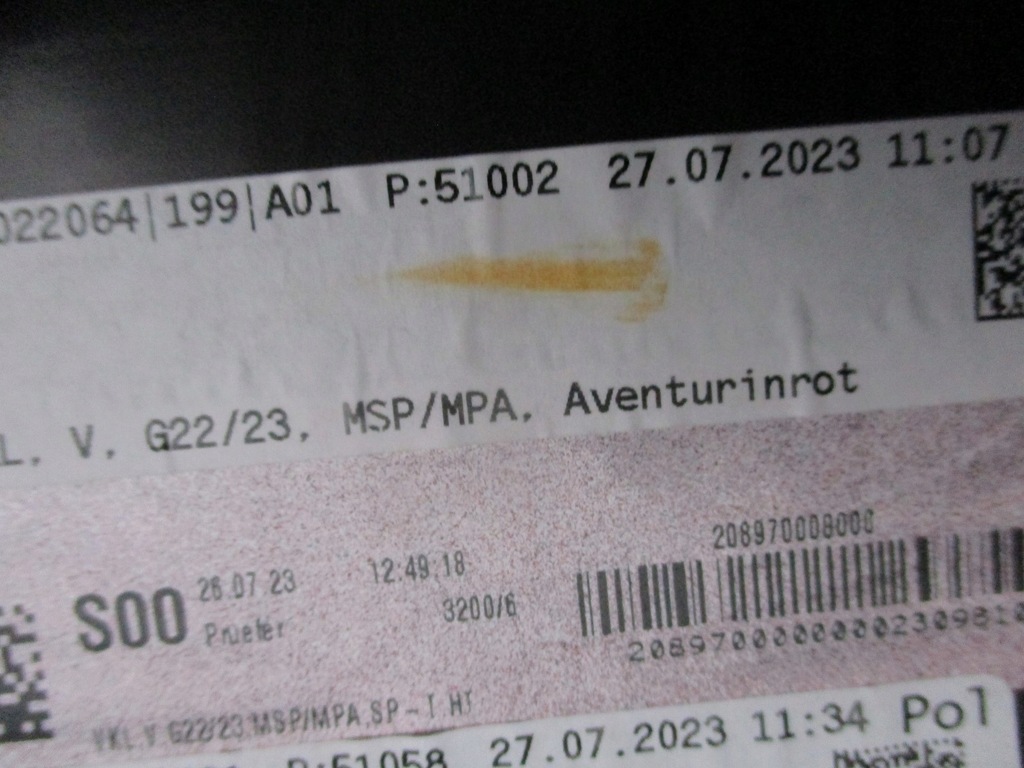 фото №10, Бампер bmw 4 g22 usa m-pakiet 23r 4pdc передний перед