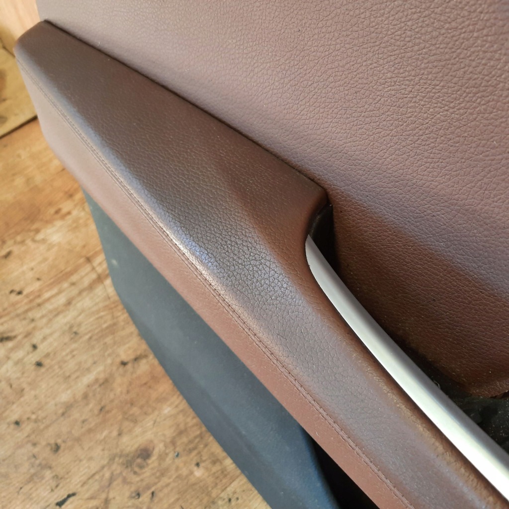 фото №11, Bmw 5 f07 обшивка двері лівий перед шкіра zimtbraun