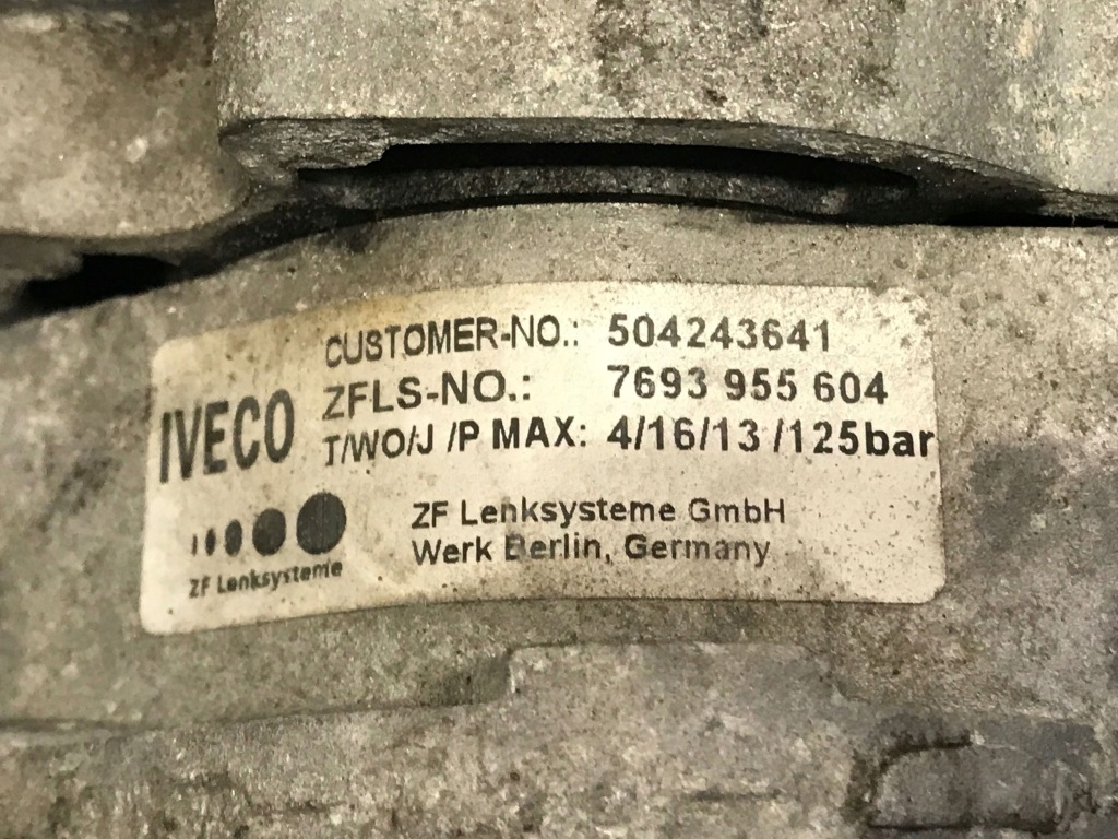 Насос усилителя citroen jumper 2013 504243641 с Разборки