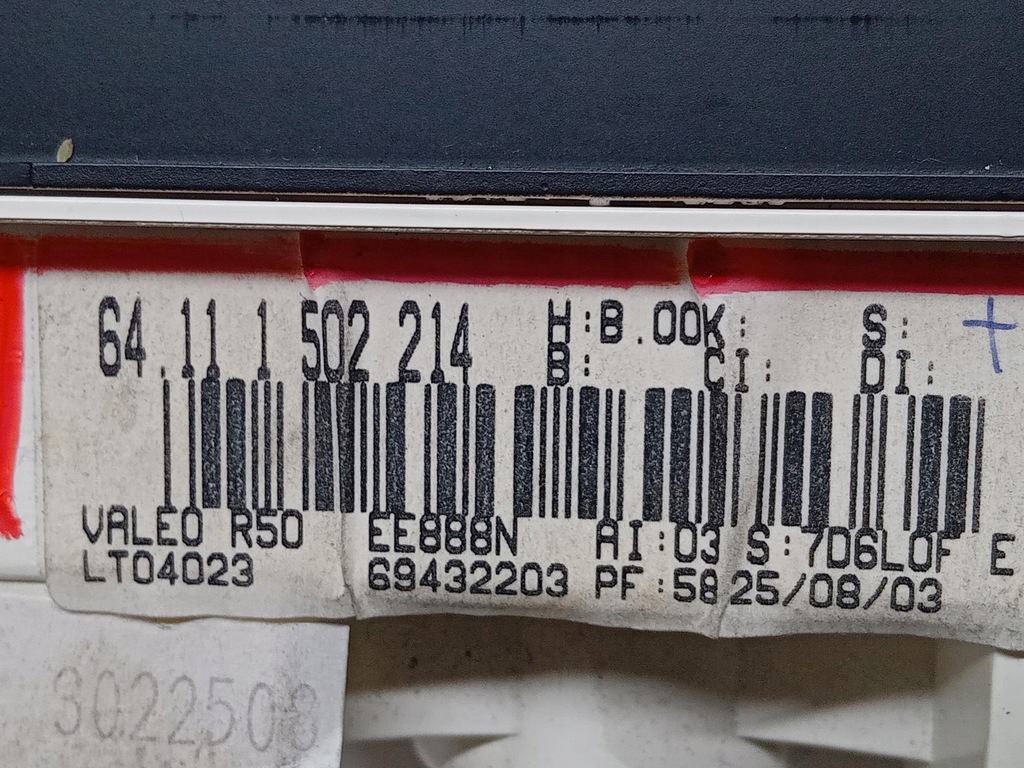 фото №5, Панель обдув кондиціонера mini r50 r52 cooper s