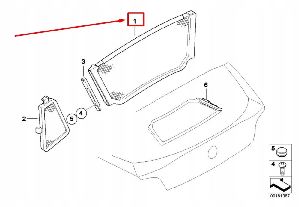 фото №10, Bmw z4 roadster e85 дефлектор ветра 7117746 54347117746