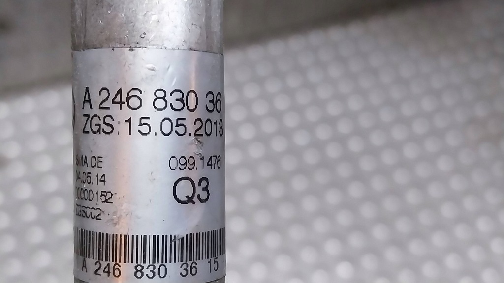 фото №5, Шланг кондиціонера a2468303615 mercedes cla w117 x156 w176 w246 2.2 cdi