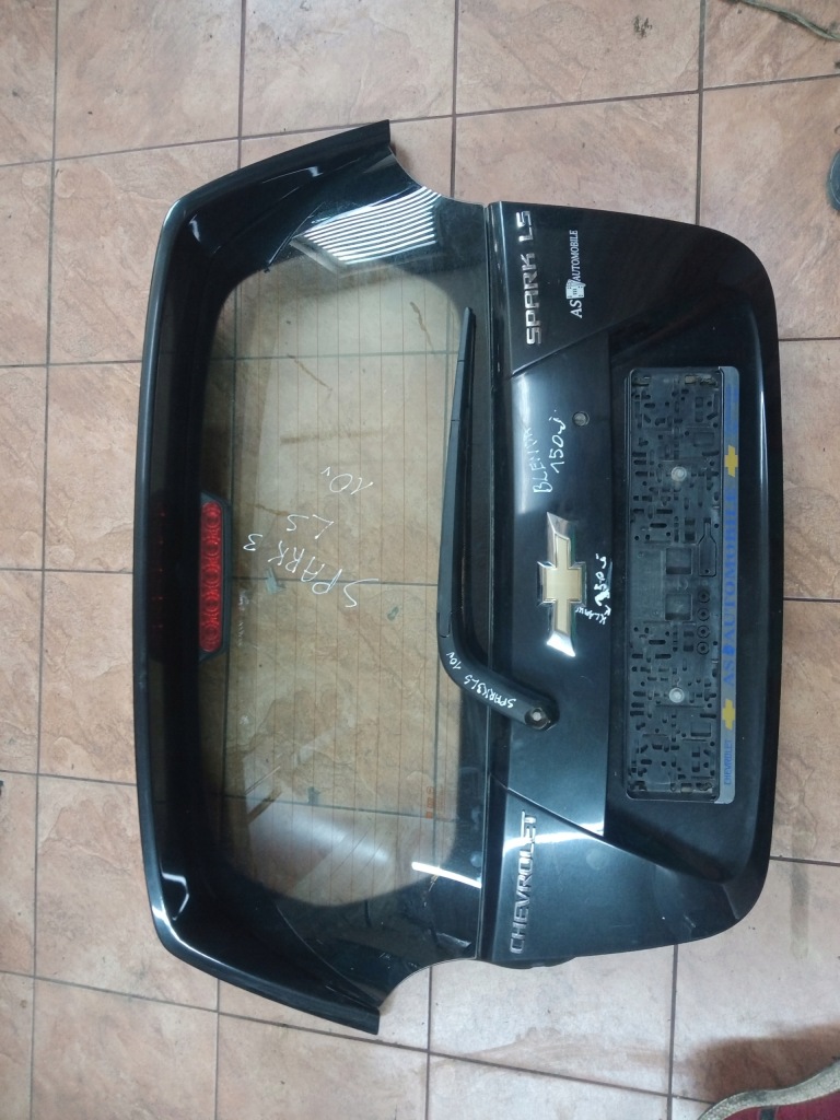 фото №2, Chevrolet spark m300 кришка багажника багажника pas задня дах