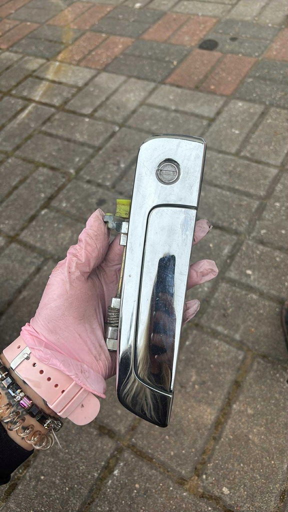 фото №1, Ручка перед ліва хром mitsubishi pajero pinin