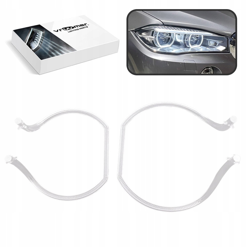 Купить Кольца led drl фонари фара bmw x5 x6 f15 f16 f85 f86 13-18 led правый