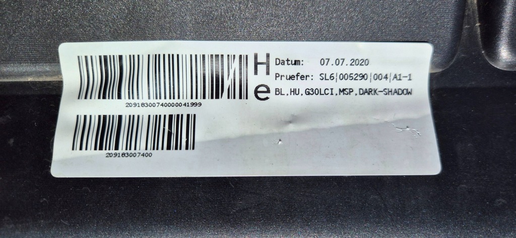 фото №11, Bmw 5 g30 g31 lift lci 20-23 m-pakiet диффузор спойлер бампера задняя новый org