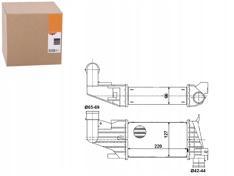 Купити Nrf інтеркулер opel astra h 04-