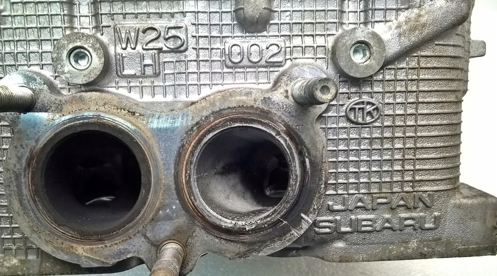 фото №12, Subaru wrx sti 2.5t ej25 ej257 w25 002 ліва головка двигуна оригінальний номер