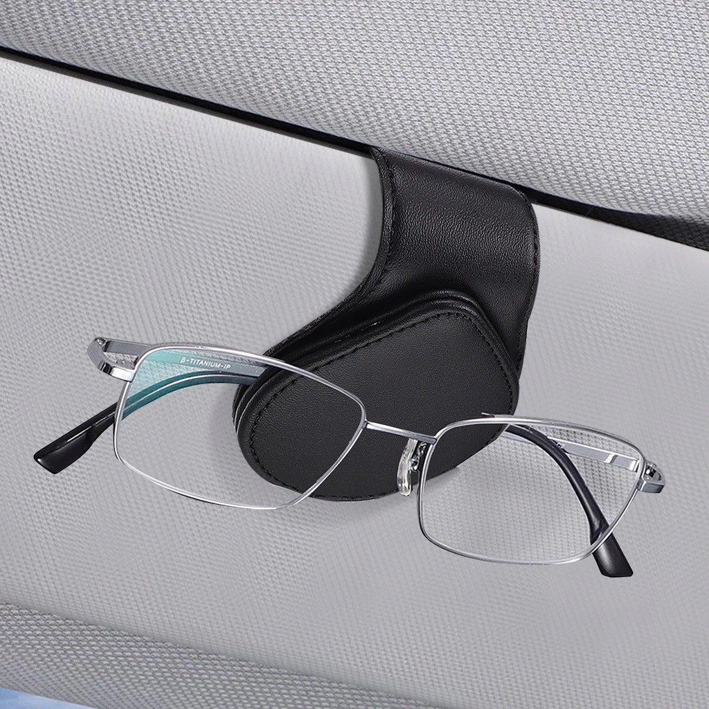 фото №5, Car glasses case sunglasses clip black gray 2pcs