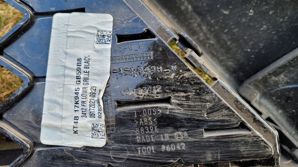 фото №8, Спойлер бампера накладка бампер ford edge mk2 lift edge ii lift st line