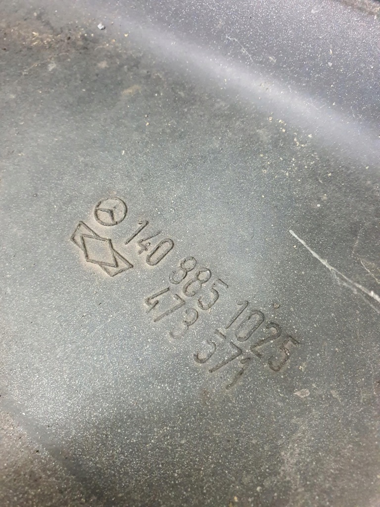 фото №16, Бампер перед 744 хром pod pdc mercedes w140