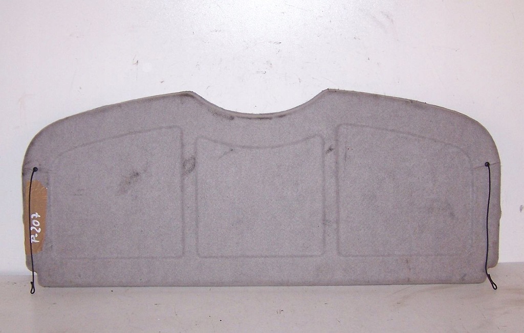 фото №1, Peugeot 207 полка задняя задняя багажника серая