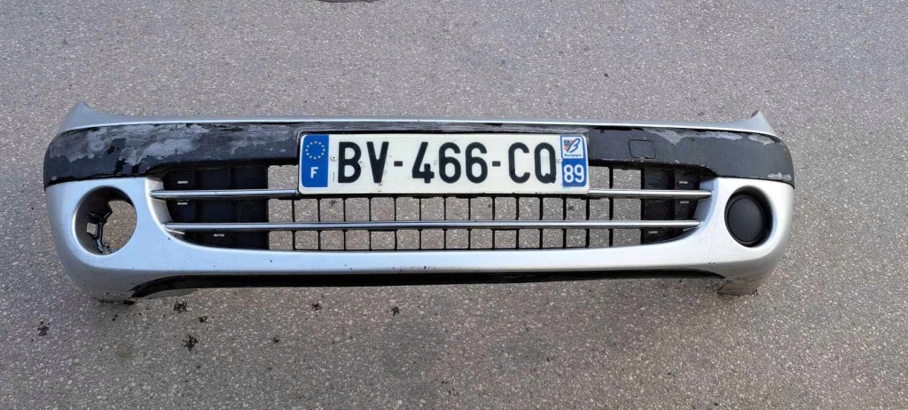 Купить Citroen xsara 2 2 рестайлинг  2003-2005 бампер передний перед хром под противотуманные фары