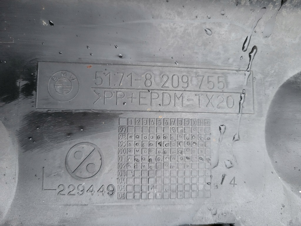 фото №7, Молдинг накладка порог порог левая bmw 3 e46 8209755 оригинальный номер