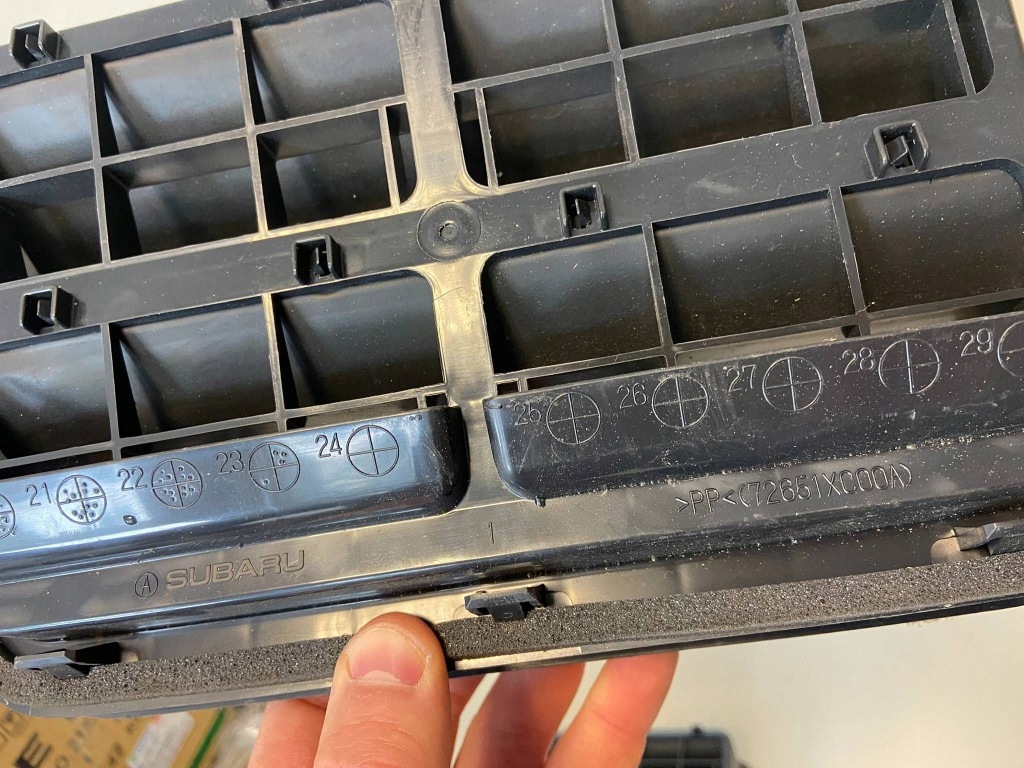 фото №6, Решітка вентиляційна задня pod бампер subaru outback bt 72651xc00a