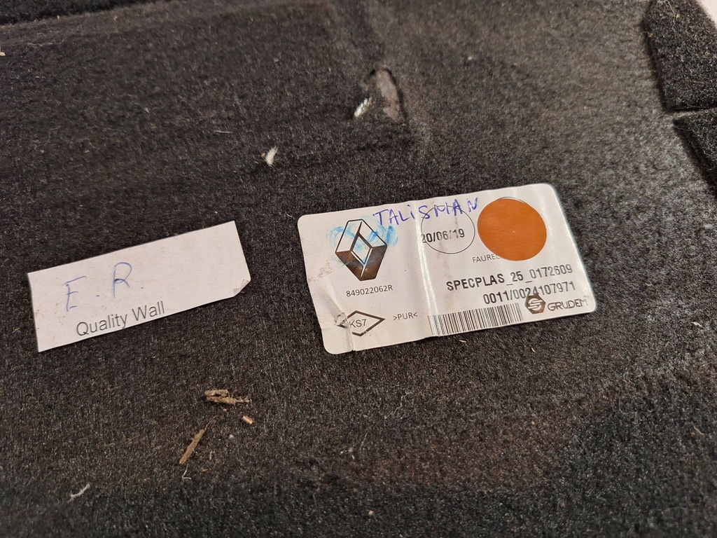 фото №7, Обшивка пол багажника 849022062r renault talisman kombi 15-