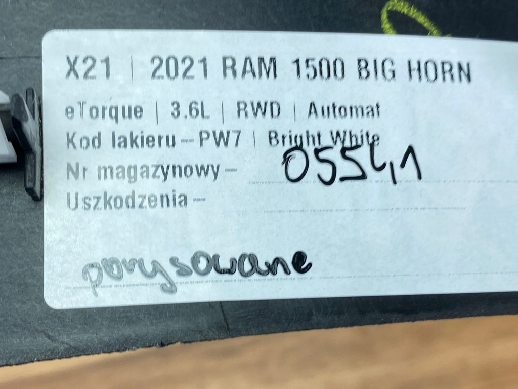 фото №7, Ліва молдинг поріг dodge ram 1500 2019+ usa