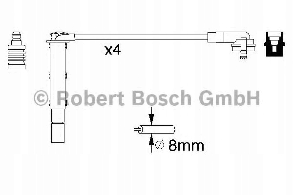 фото №15, Провода zapołonowe ford galaxy 2 95- 0986357090