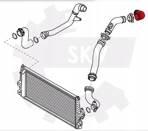 фото №4, Шланг труба турбины ford galaxy 1.9tdi 7m3145708d