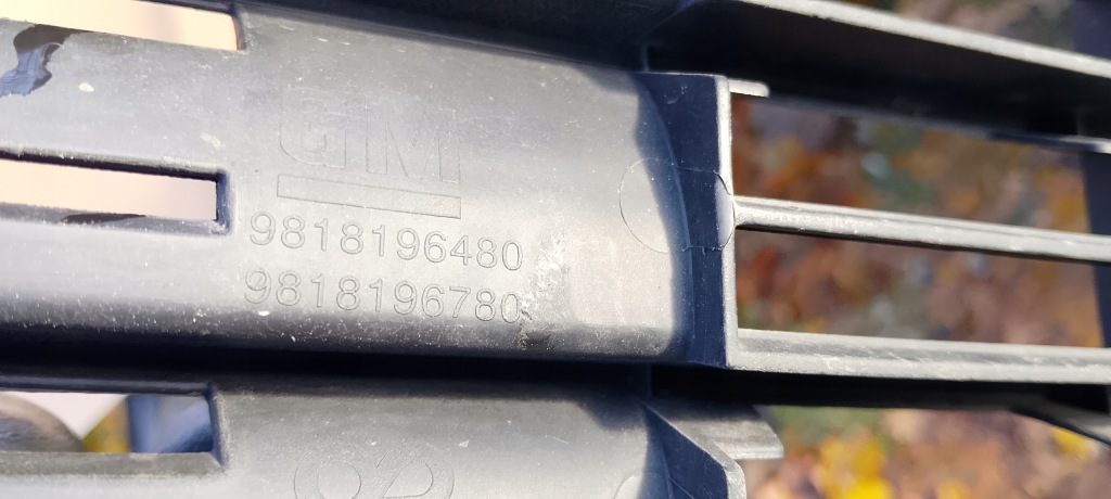 фото №9, Решітка радіатора решітка радіатора решітка середня proace city combo e 19- 9818196480 9818196780