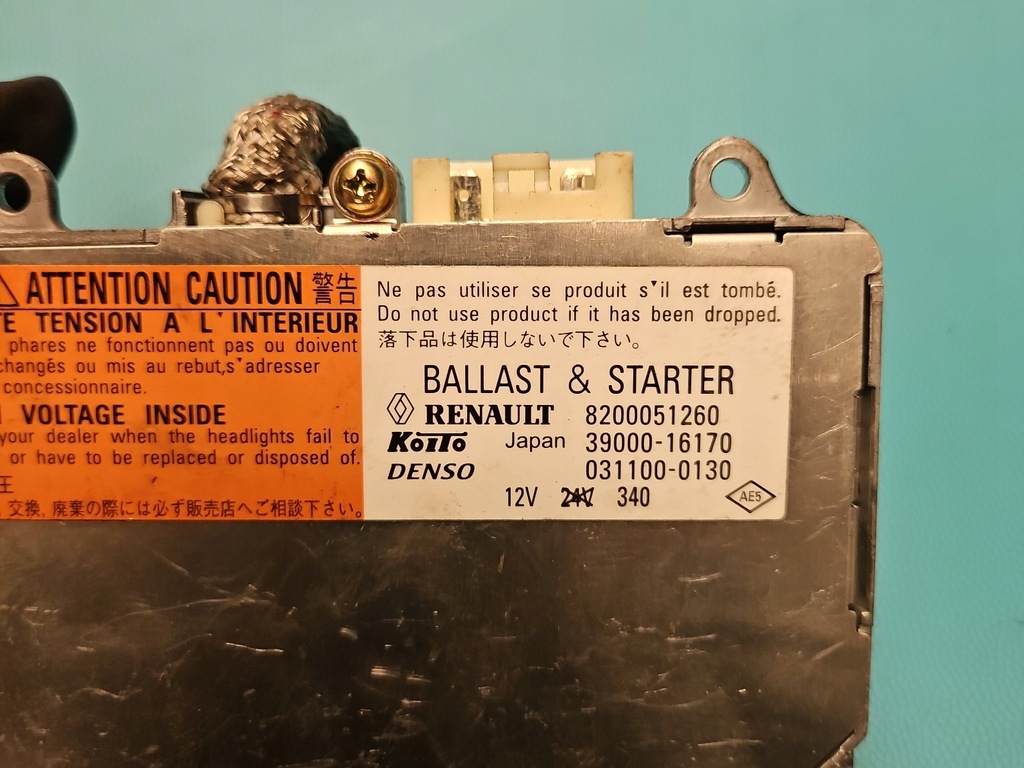 фото №4, Перетворювач ксенон renault vel satis