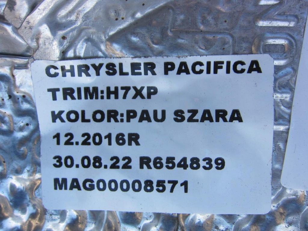 фото №11, Chrysler pacifica 2017 захист теплова вихлоп