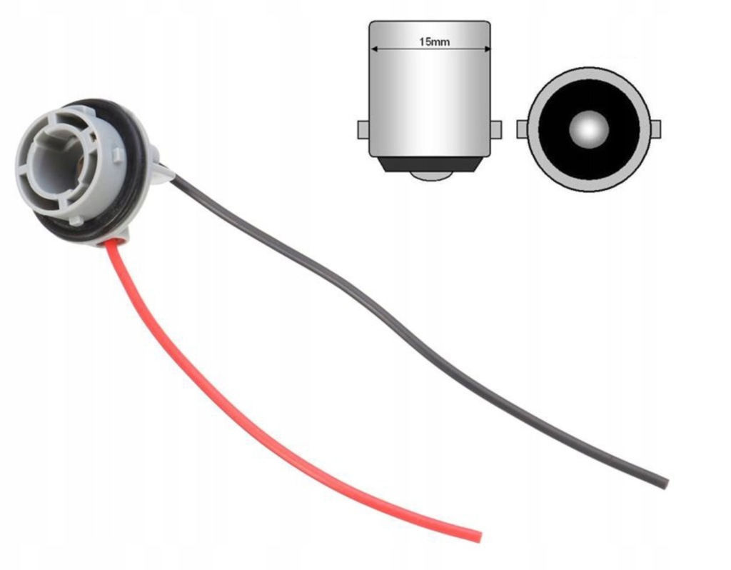 фото №1, Роз'єм лампочка цоколь p21w ba15s 1156