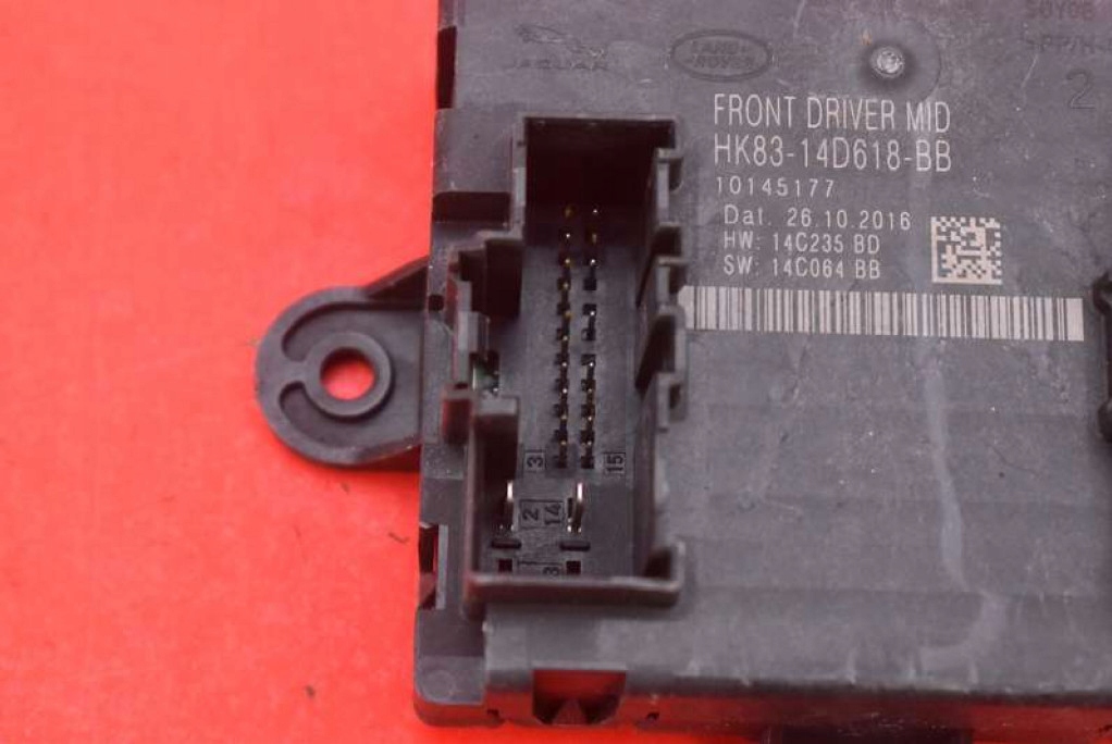 фото №9, Блок управления модуль дверь левый перед hk83-14d618-bb jaguar f-pace x761 16-20