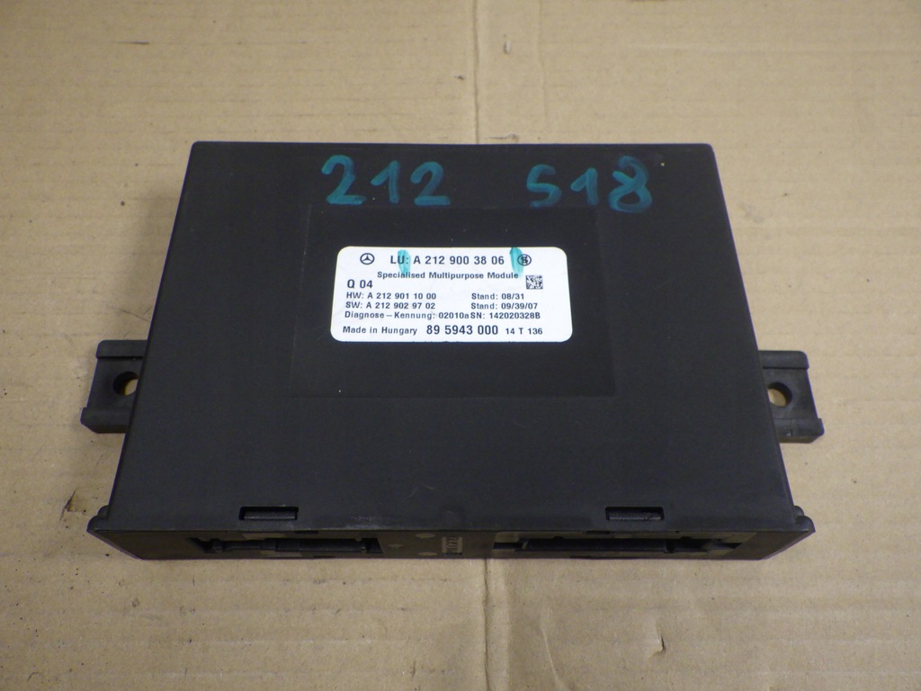 фото №1, Модуль комфорта mercedes e-klasa w212 a2129003806