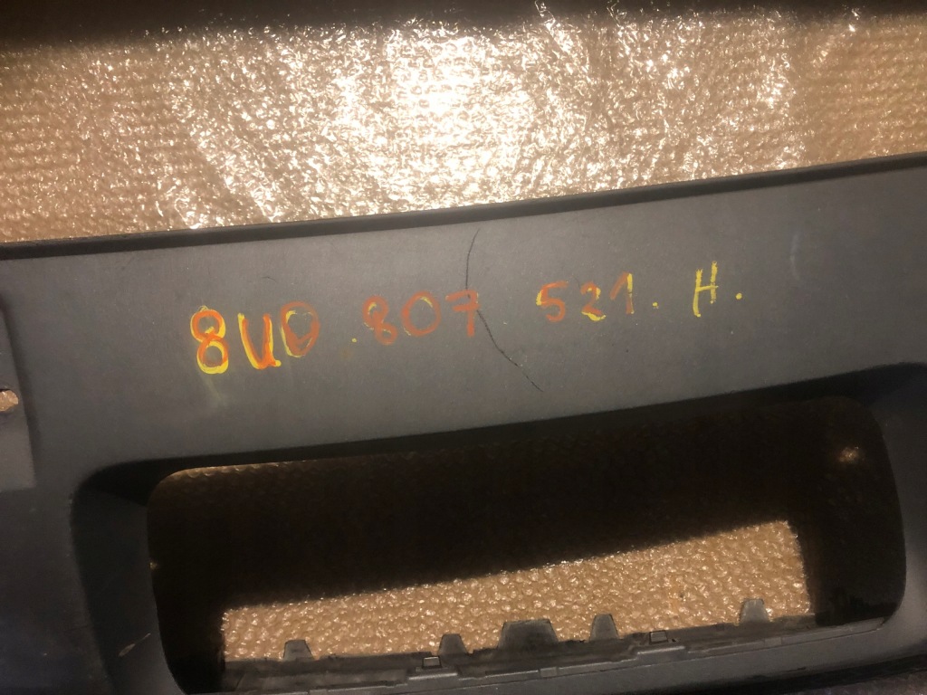 Audi q3 s-line 8u0807521h спойлер дифузор накладка бампер задня Ціна