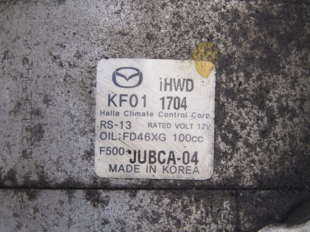 фото №5, Компрессор компрессор кондиционера 2.2 d mazda cx5 cx-5 i jubca-04