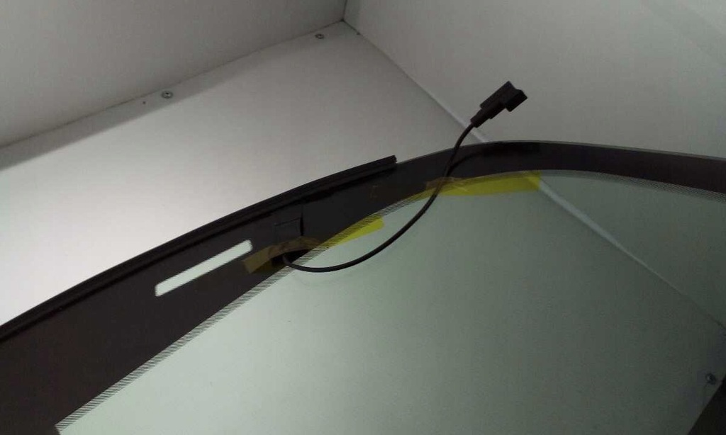 фото №8, Скло лобове передня ford transit / tourneo connect 2013- підігрів зелений