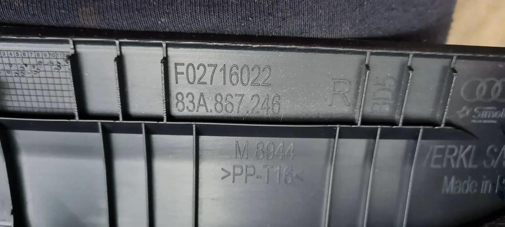 фото №8, Q3 83a захист обшивка стійка праве правий задня багажника sline 83a867246