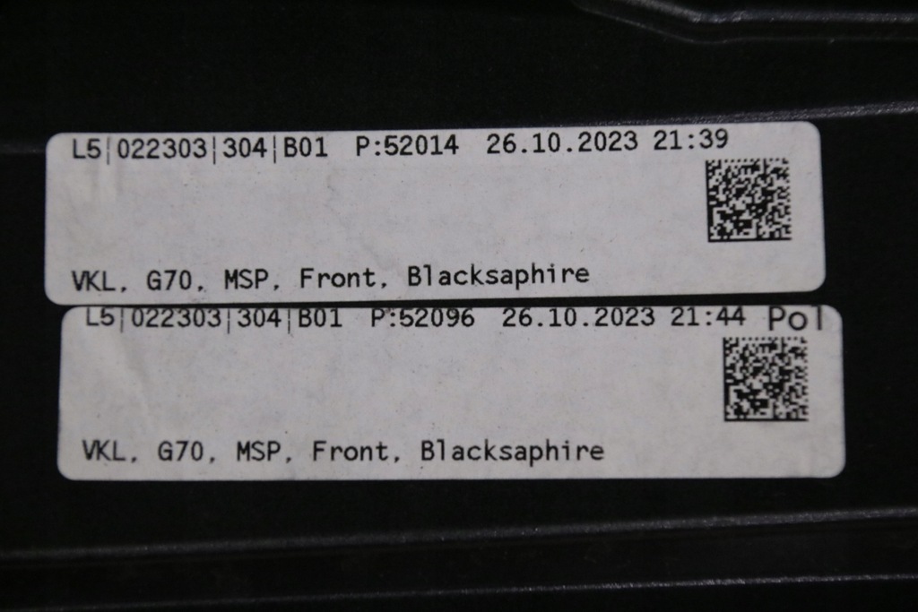 фото №12, Bmw 7 g70 i7 m-pakiet kompletny бампер перед передний 475 black sapphire