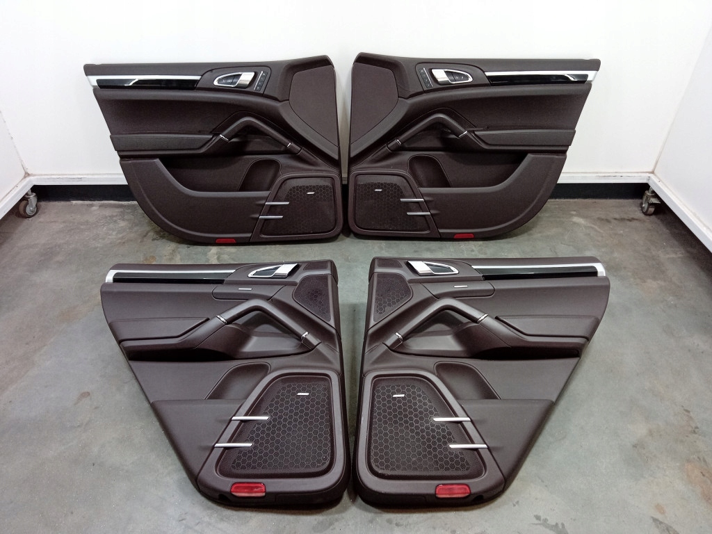 фото №13, Porsche cayenne ii 7p5 сидіння заднє сидіння обшивки шкіра eu