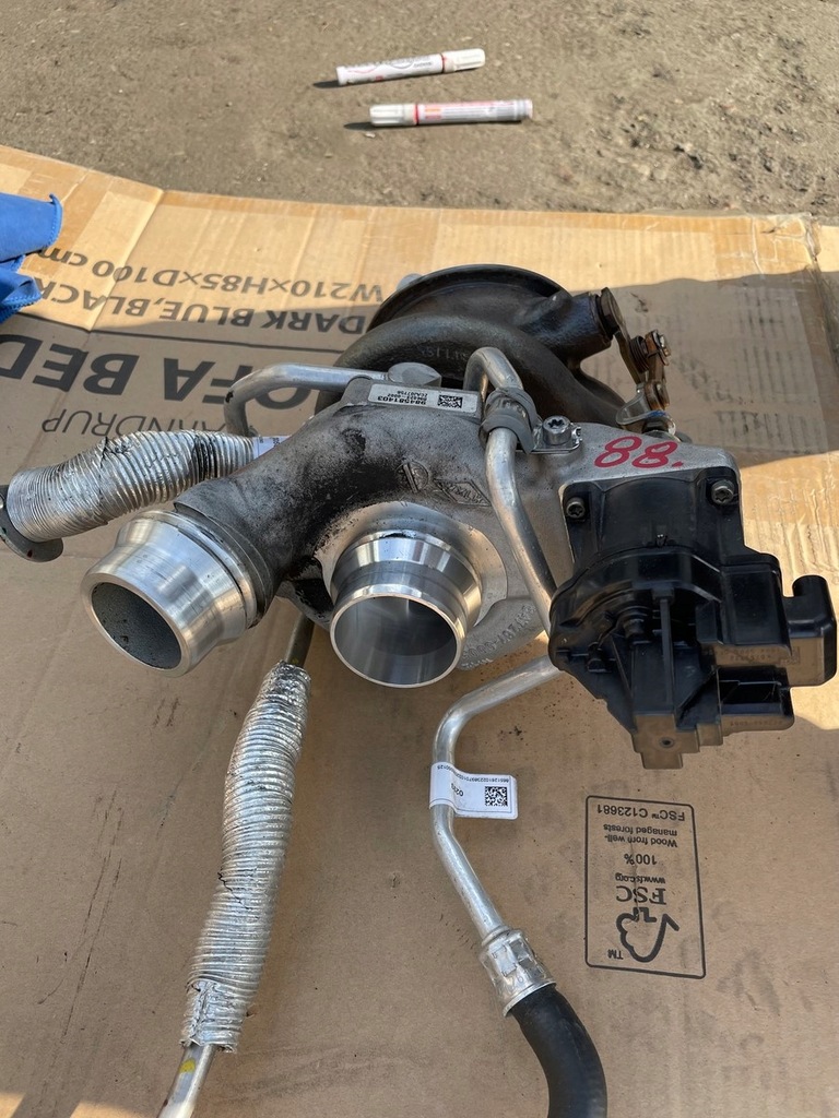 фото №7, Bmw g01 g05 g11 g20 g26 g30 2,0i b48b20a турбина турбонагнетатель 9845814