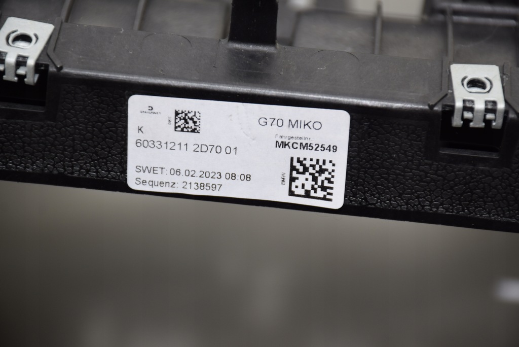 фото №11, Bmw 7 g70 i7 m70 туннель средний консоль individual zdif кожа szarobrązowa