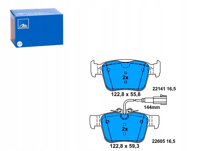 фото №1, Тормозные колодки тормозные задняя alfa romeo giulia stelvio maserati ghibli iii