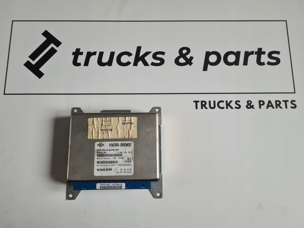 фото №1, Блок управления кассета ebs volvo fh fm 9 12 13 механическая коробка передач bez ретардер