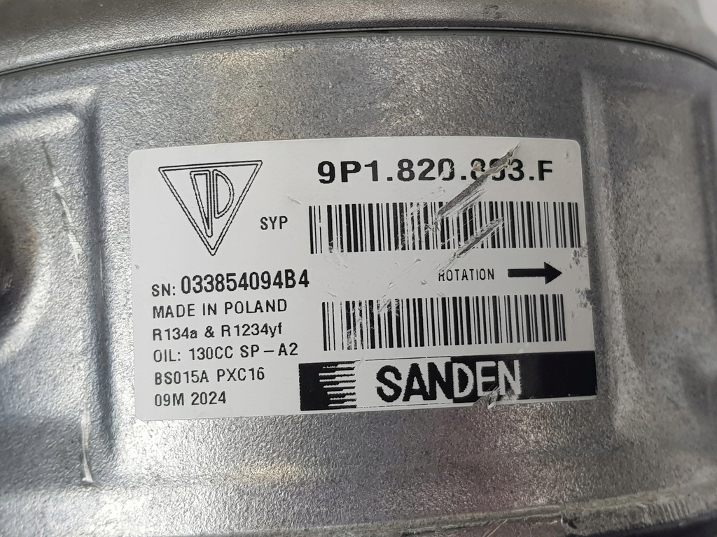 фото №9, Компрессор компрессор кондиционера porsche cayman 982 718 9p1820803f