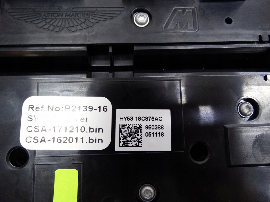 фото №7, Aston martin db11 панель управление кондиционер серебристый hy53-18c876-ac