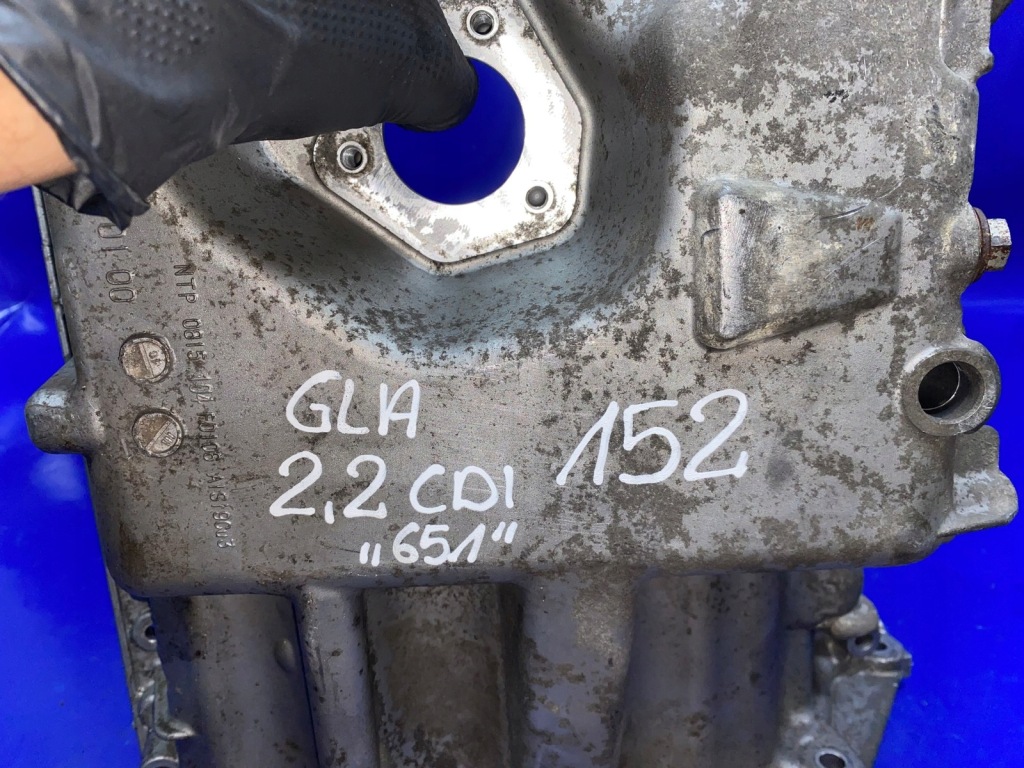 фото №12, Поддон масляная mercedes gla cla w176 w246 2.2 cdi 651 a6510140100